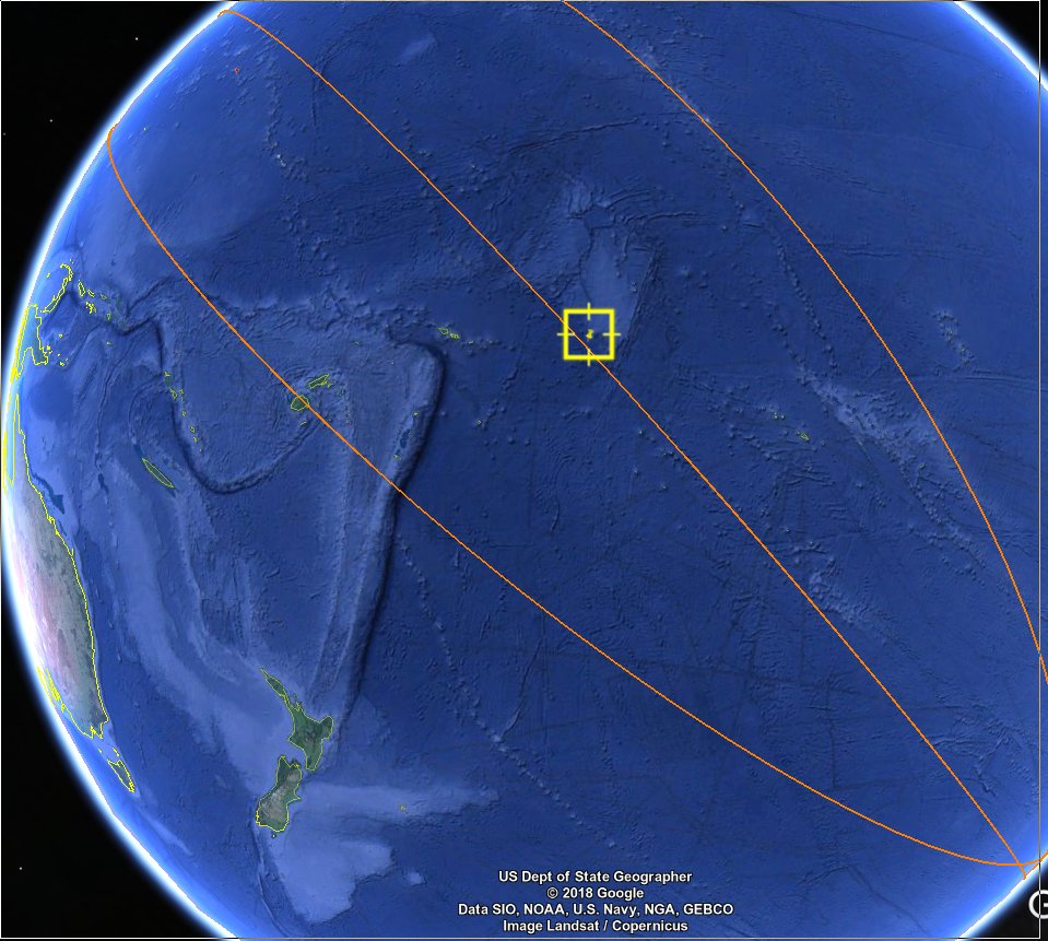 stazione spaziale cinese caduta sul Pacifico