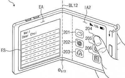 Samsung Galaxy X : nuovi brevetti mostrano come sarà