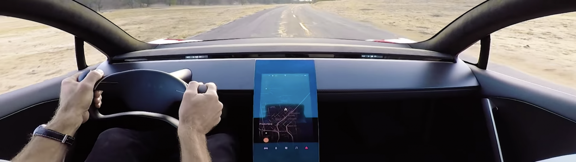 La Tesla Roadster e un veicolo misterioso in un nuovo video Tesla