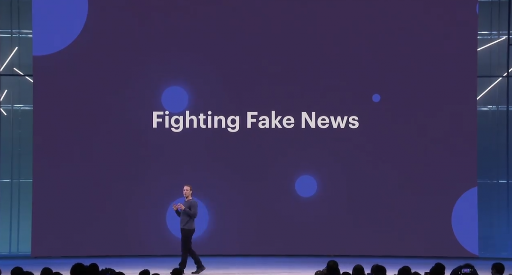 Facebook F8: Zuckerberg contro le fake news