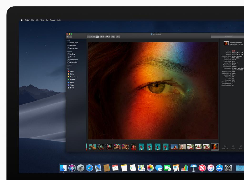 macOS Mojave novità