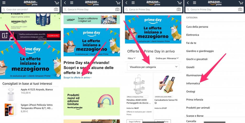 Amazon Prime Day migliori offerte Tecnologia