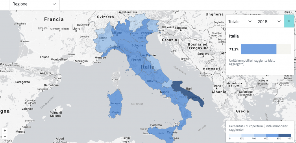 banda larga in italia