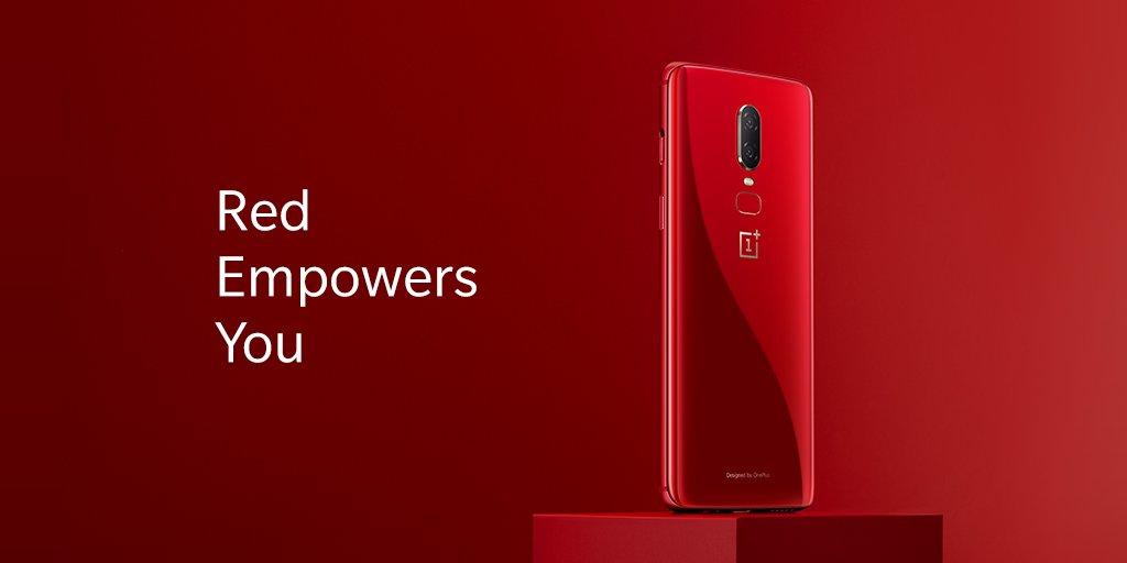 oneplus 6 red