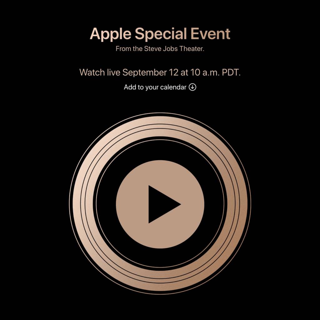 Evento Apple Live streaming 