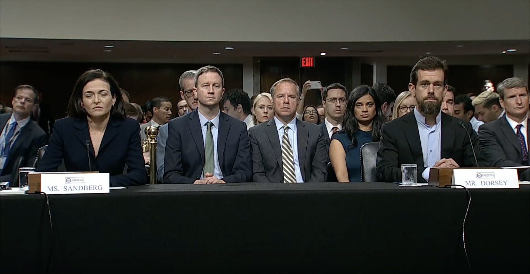 Sheryl Sandberg  e Jack Dorsey al Congresso Usa: tutto quello che hanno detto