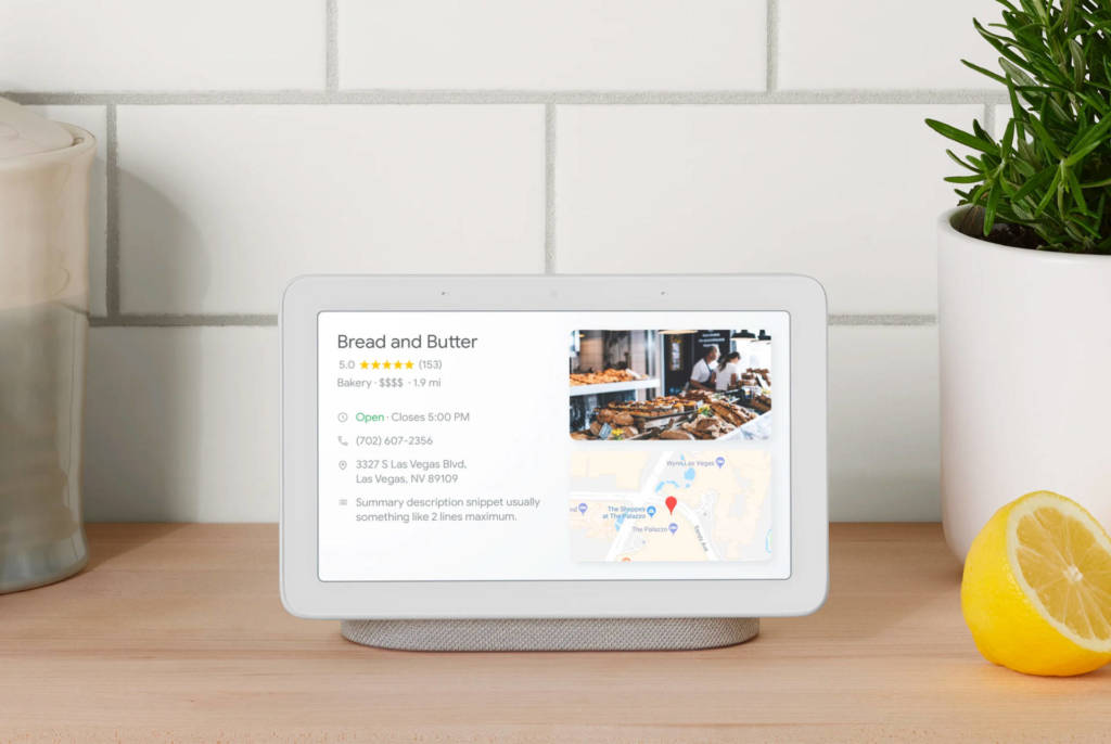 Google Home Hub Speaker intelligenti