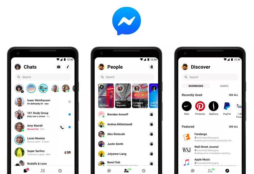 Nuovo Facebook Messenger