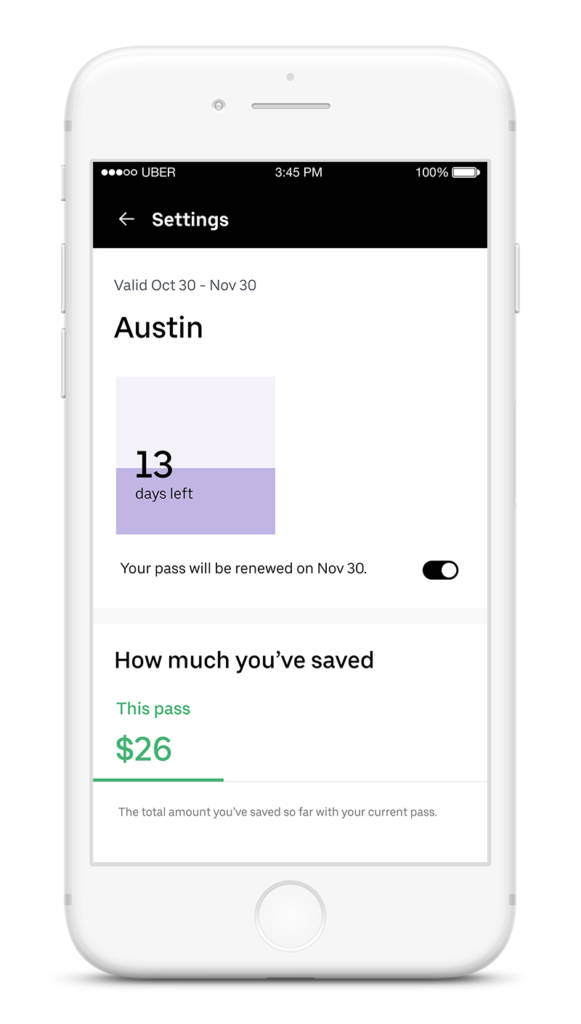 Uber RidePass