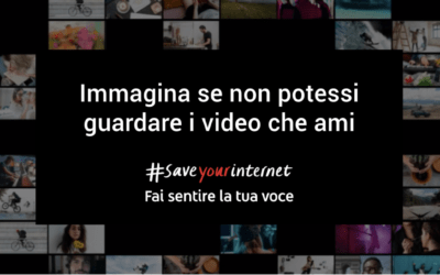 YouTube crea #SaveYourInternet contro la legge EU sul Copyright e scrive a tutti gli utenti
