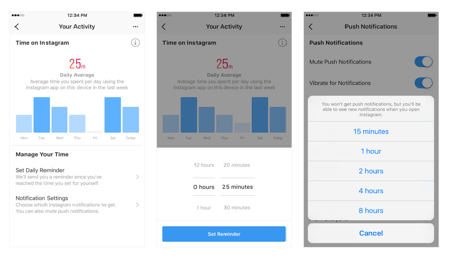 facebook rilascia timer