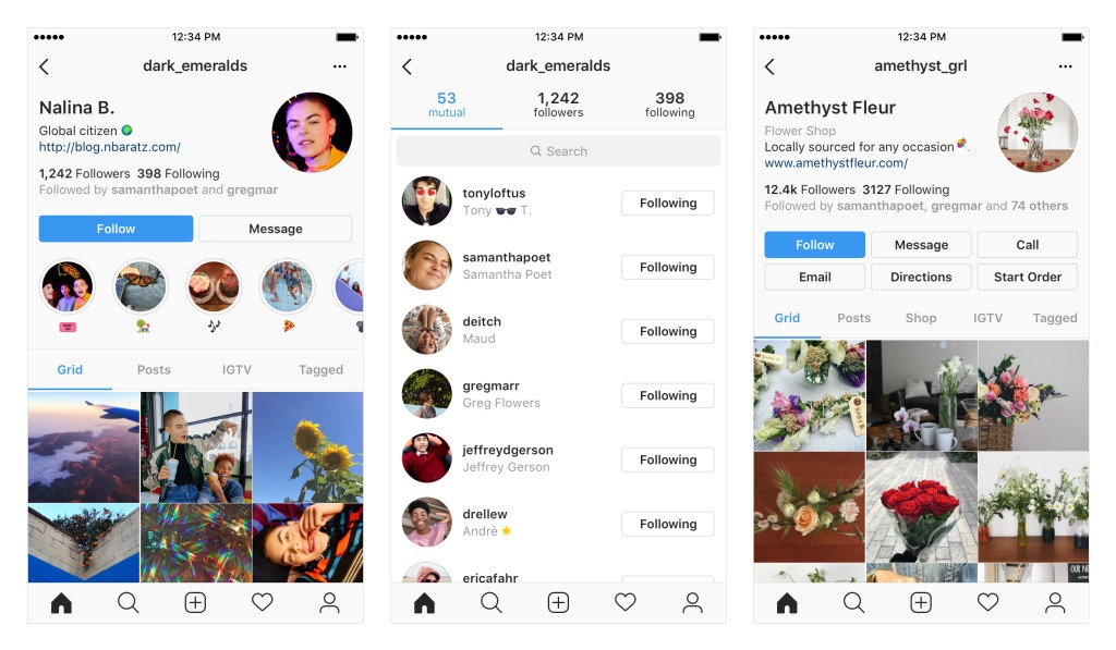 Nuovo profilo utente Instagram: cosa cambia