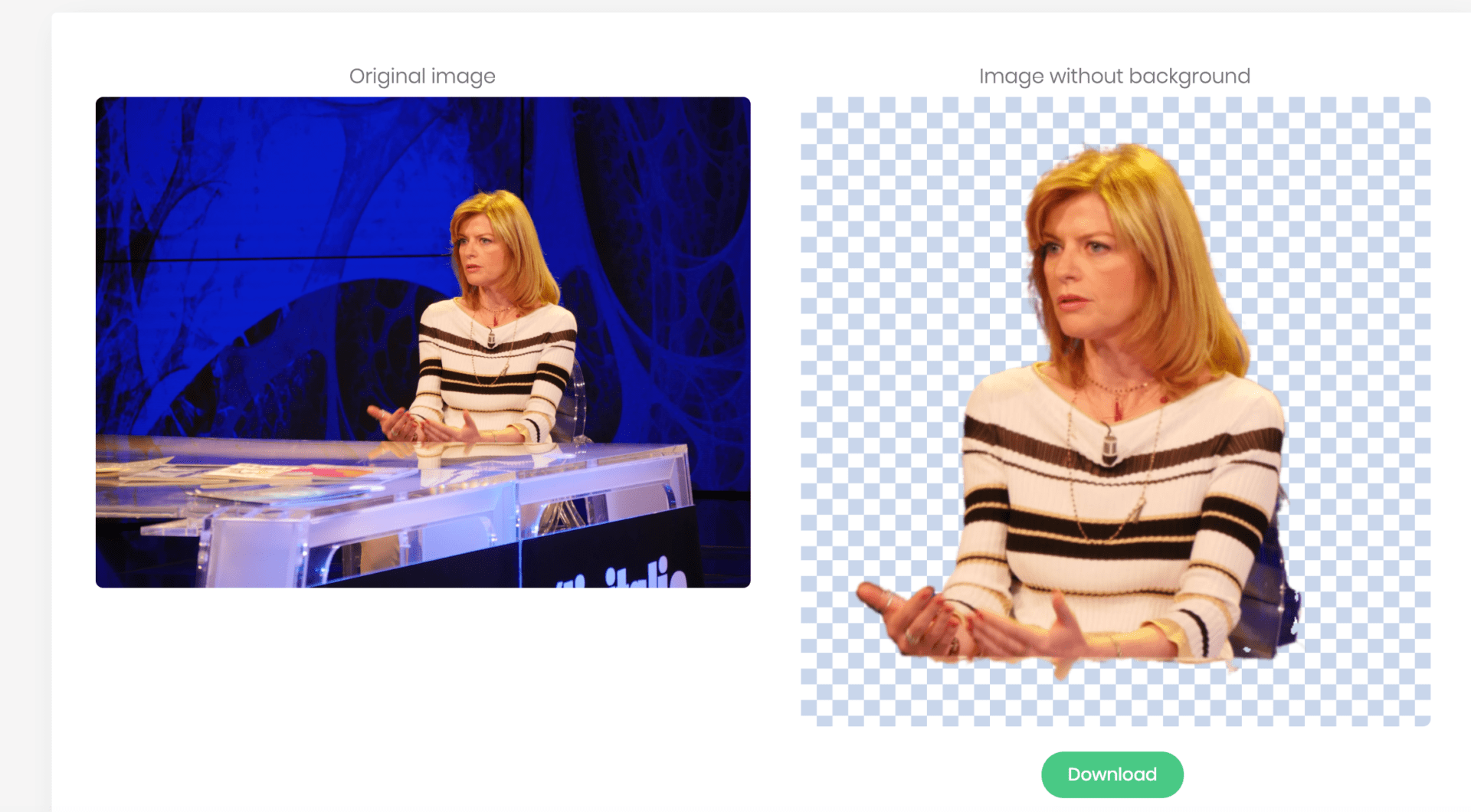 Scontornare le immagini online e gratis, grazie all’AI