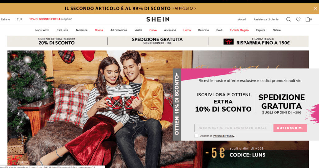 shein.com Violazioni dati 2018 data breach