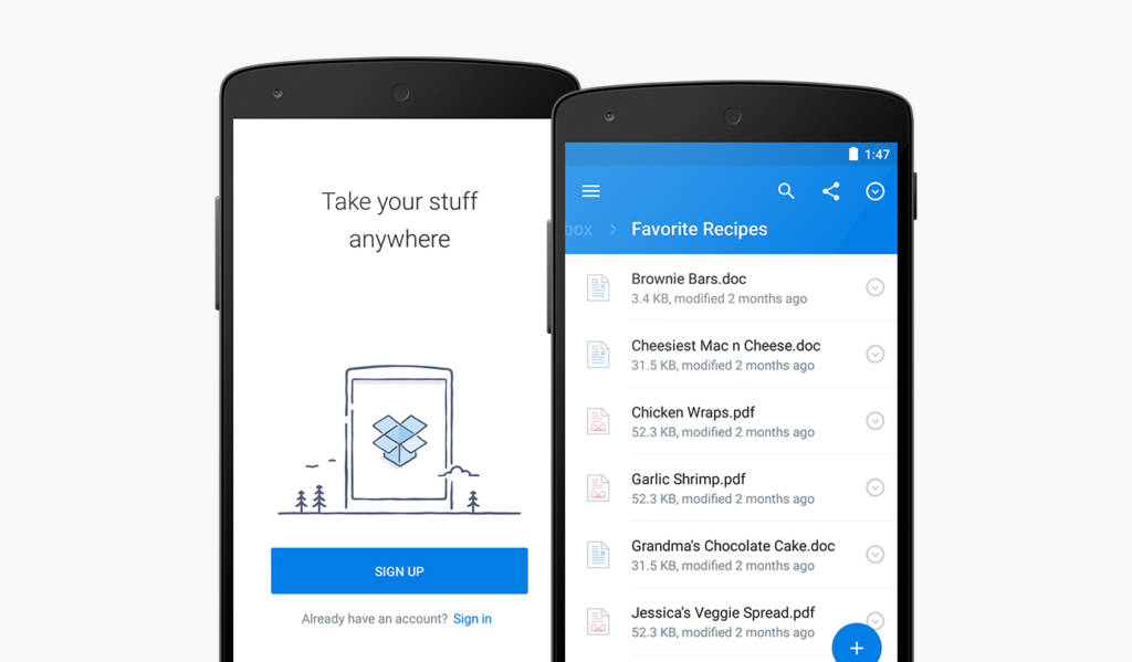 App indispensabili per Android: dropbox 