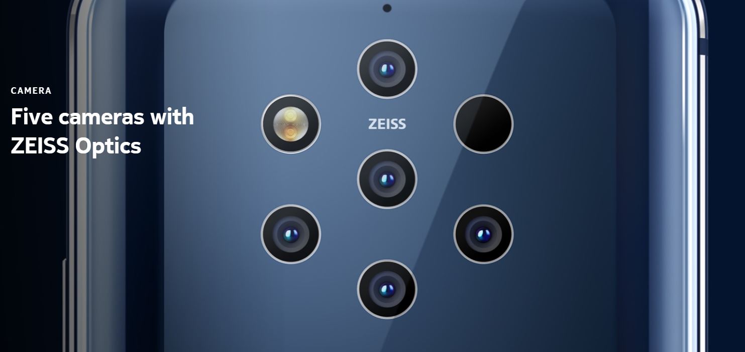 Nokia 9 PureView: il telefono con 5 fotocamere, tutte le caratteristiche