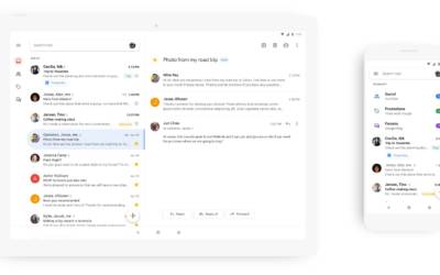 Gmail: design tutto nuovo, bianco e minimal