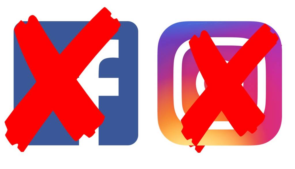 Blackout Facebook e Instagram