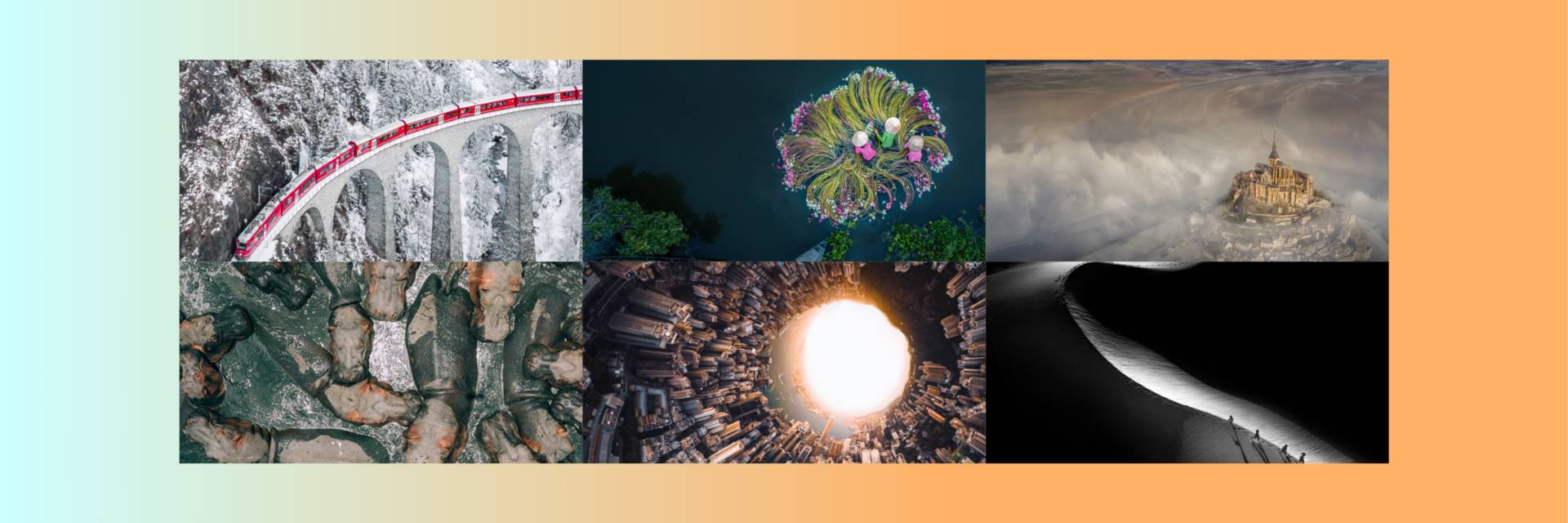 Le migliori foto scattate dai droni: i vincitori del concorso aereo fotografico di SkyPixel 