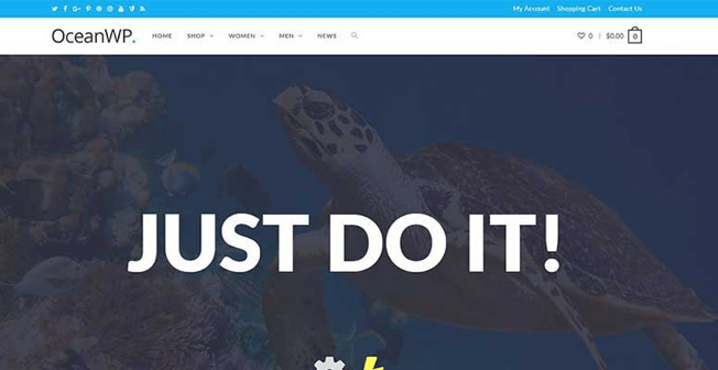 Migliori Temi WordPress: OceanWP