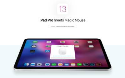 Concept per iOS 13: mouse, app a finestre e molto altro