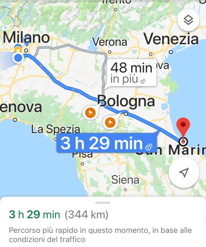 autovelox segnalati su Google Maps