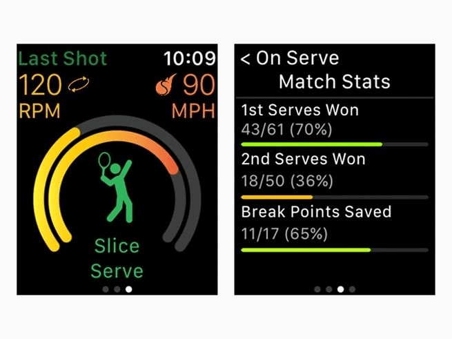 app per il fitness: Swing Tennis Tracker 