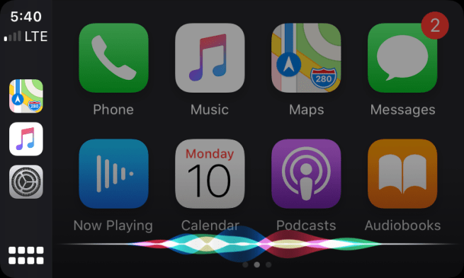 Siri sul nuovo Apple carplay iOS 13