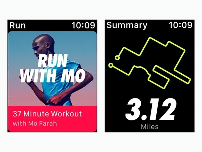 app per il fitness: nike + run