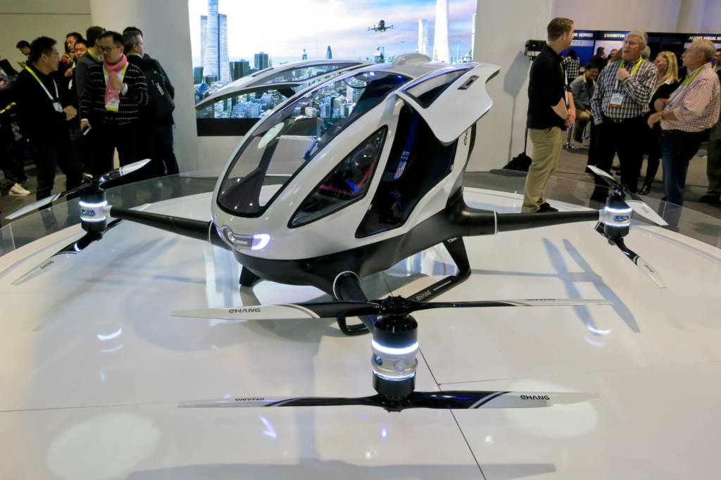 Droni volanti Passenger Drone