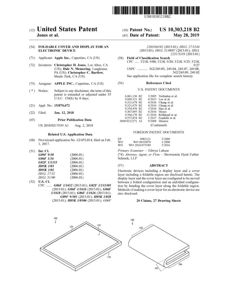 Apple iPhone Pieghevole