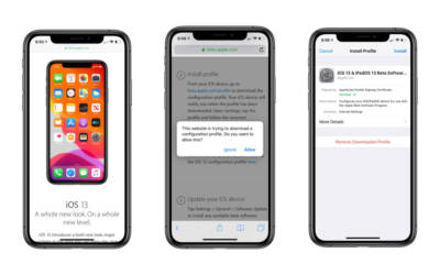 Come installare iOS 13 Beta