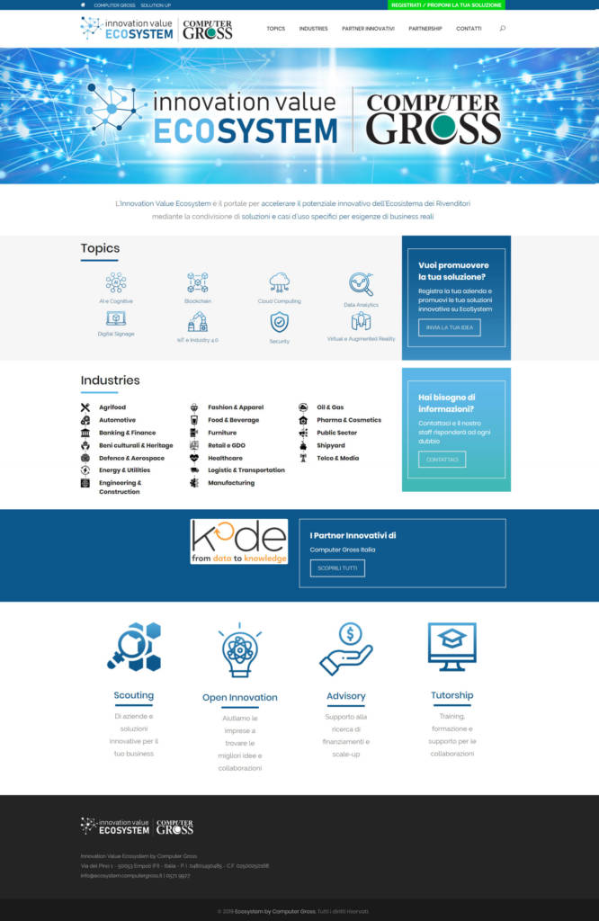 Computer Gross Innovation value ecosystem program