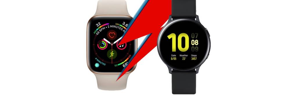 Samsung Galaxy Watch Active 2 vs Apple Watch Series 4: il confronto
