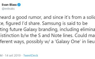 Samsung vorrebbe un’unica linea di smartphone: addio Galaxy S e Note?