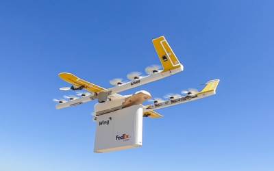 Consegne online con i droni, in Virginia arrivano pacchi dal cielo