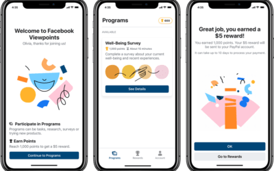 Viewpoint, la nuova app di Facebook che ricompensa i suoi utenti