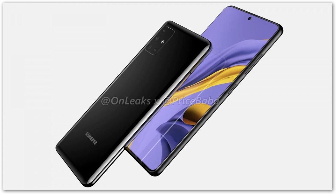 Samsung Galaxy A51: immagini in anteprima e caratteristiche