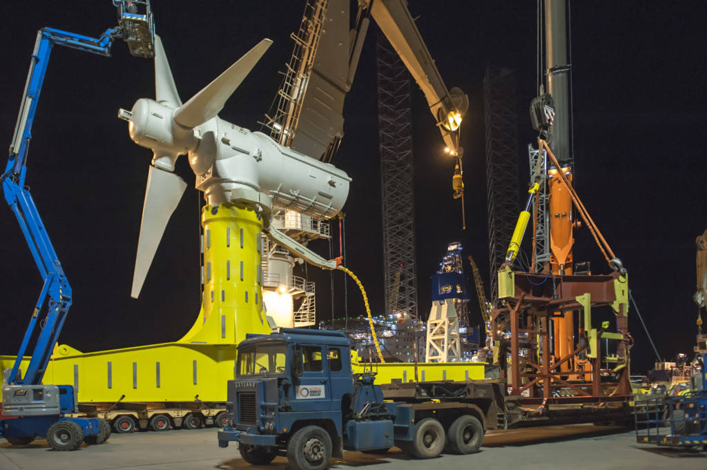 La Turbina per energia mareomotrice SIMEC Atlantis