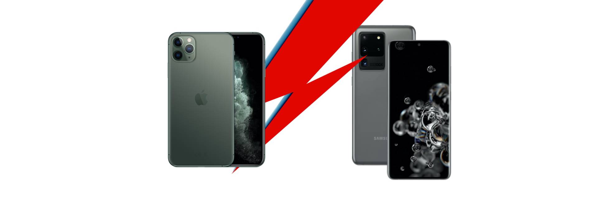 Samsung Galaxy S20 vs iPhone 11 Pro: il confronto