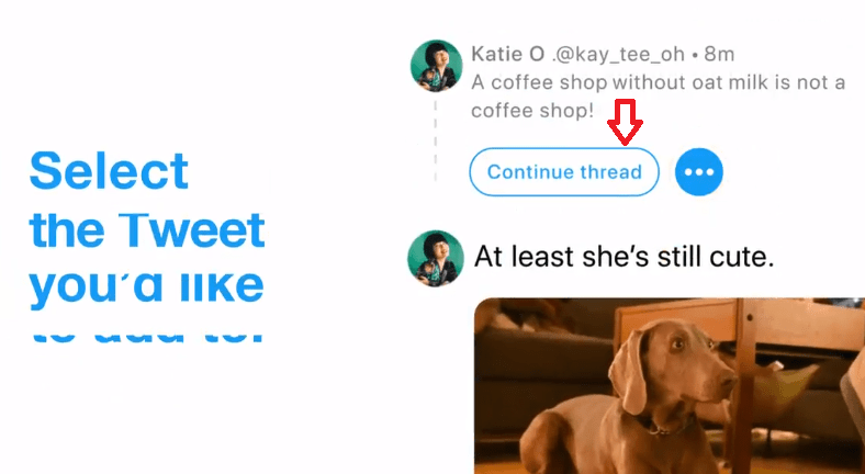 Connettere più tweet insieme, la nuova opzione su Twitter