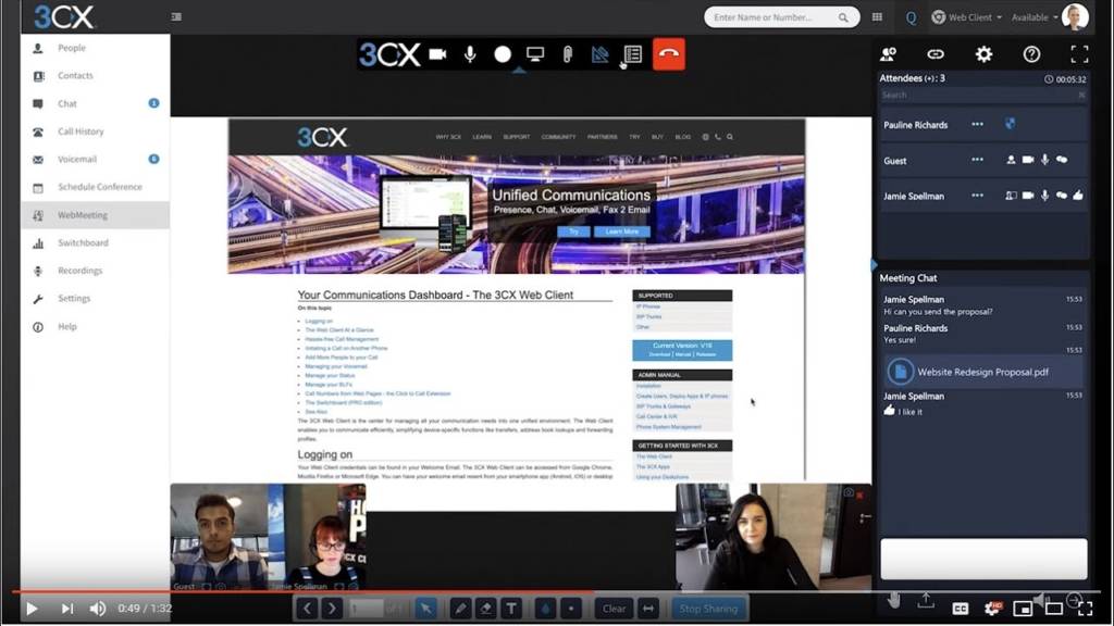 3CX WebMeeting solidarietà digitale