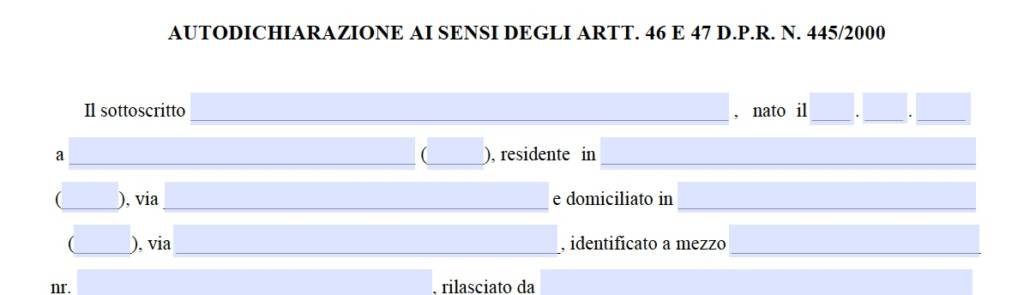 autocertificazione fase 2