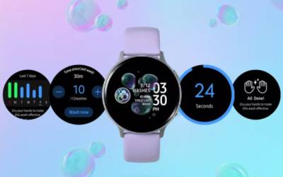 Coronavirus: gli smartwatch Samsung hanno un promemoria per lavarsi le mani