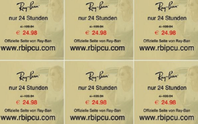 Attenti alla truffa dei Ray-Ban, promette lo sconto ma è un virus