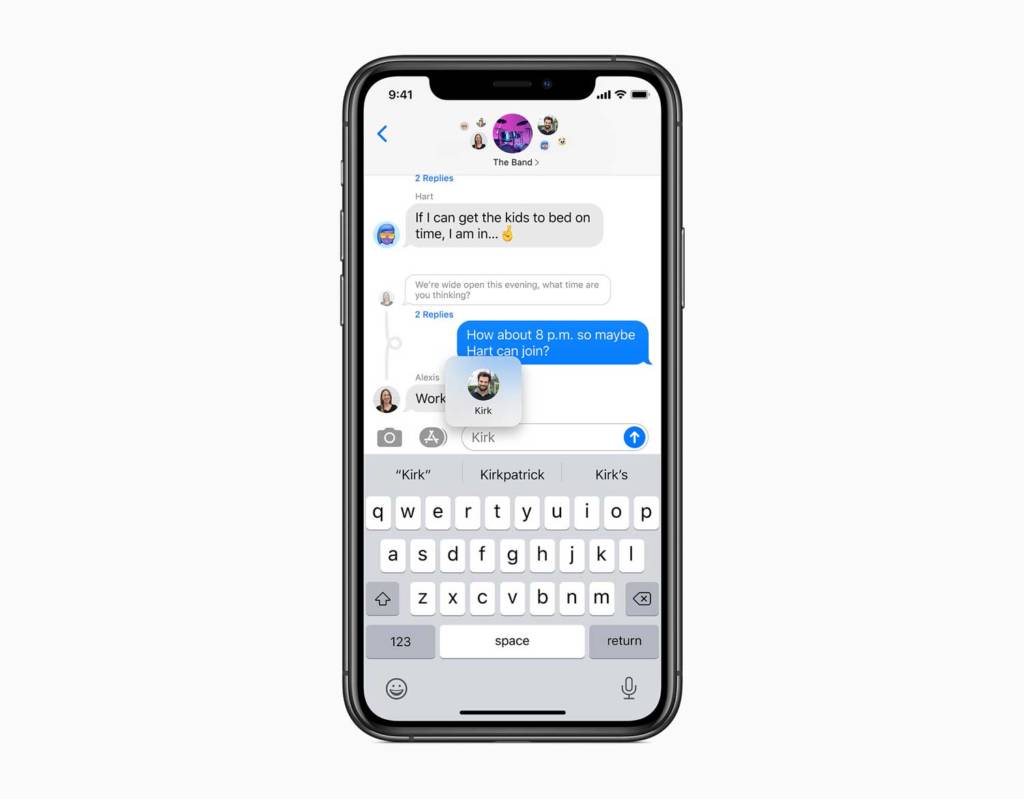 Messaggi iOS 14