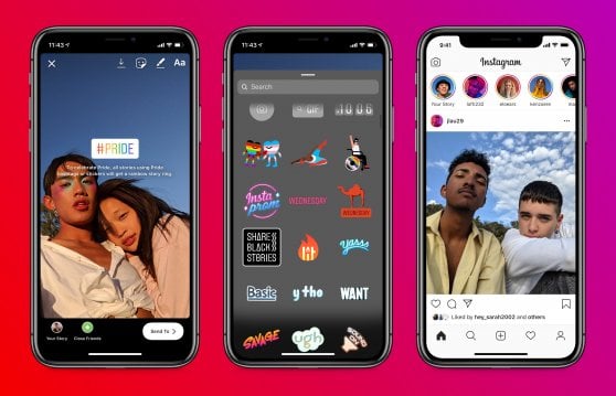 Pride 2020 su Instagram: una celebrazione con nuovi filtri e hashtag colorati