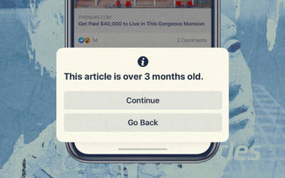 Notizie vecchie su Facebook, durante la pubblicazione si verrà allertati