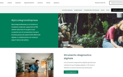 Crisi economica in Italia: Facebook sosterrà la ripresa delle PMI con il piano #piccolegrandimprese
