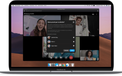 Contenuti in diretta su Facebook da Messenger Rooms, la nuova funzione